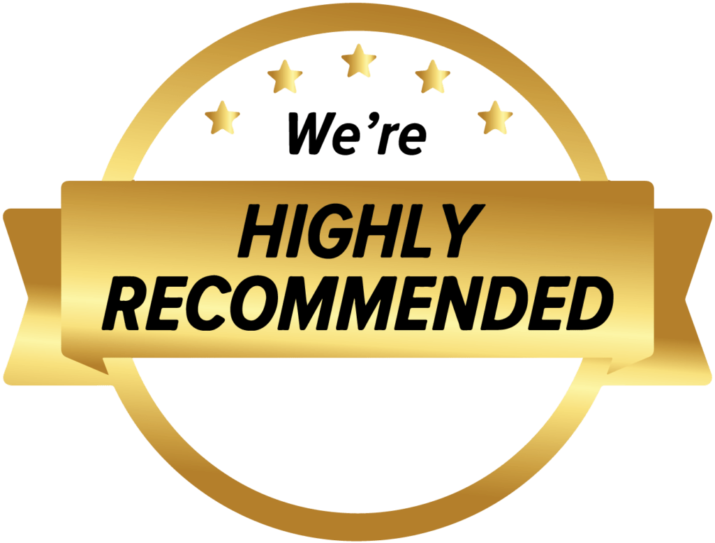 highly recommended badge