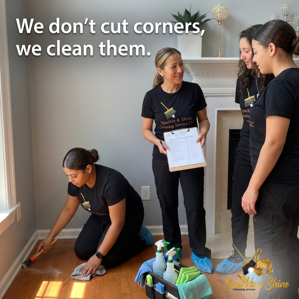 Sparkle and Shine Cleaning Service team delivering professional cleaning services