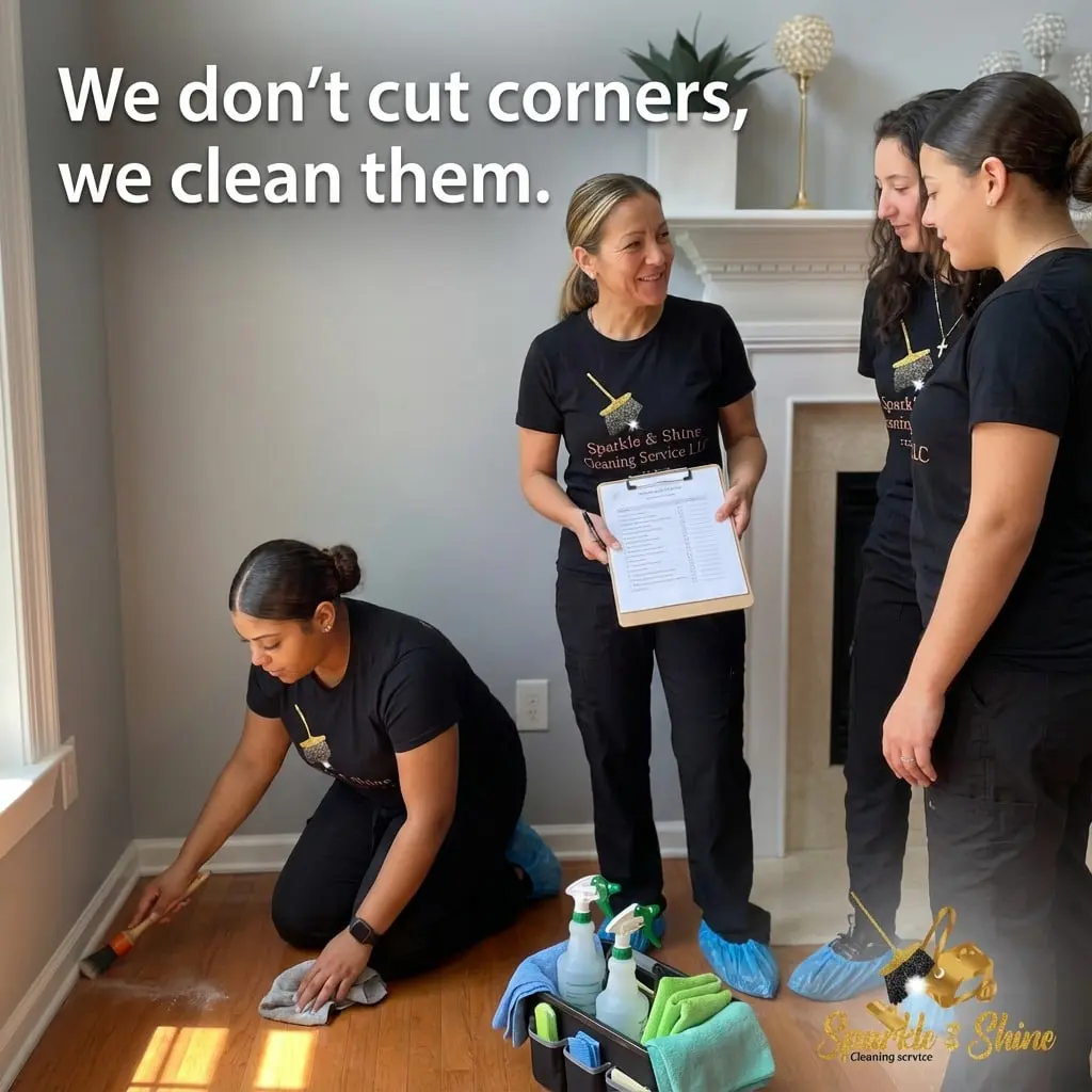 Sparkle and Shine Cleaning Service team delivering professional cleaning services